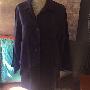 Navy Ralph Lauren linen blazer-med UEC